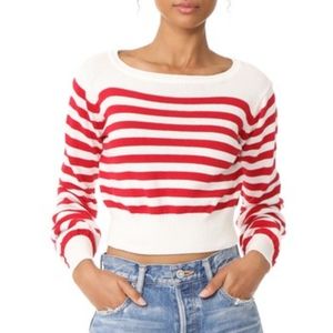 Faithfull the Brand Perry striped crop sweater 4